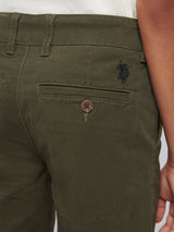 Boys Classic Chino Short Forest Night