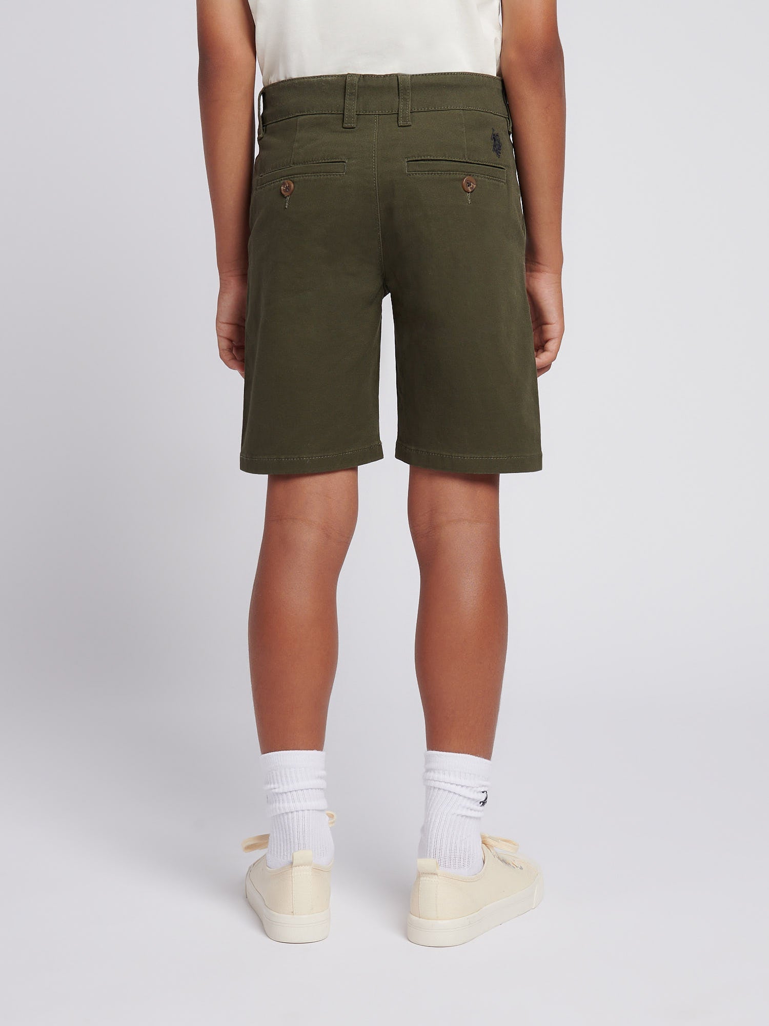 Boys Classic Chino Short Forest Night