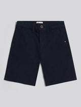 Boys Classic Chino Short Dark Sapphire Navy / Haute Red DHM
