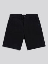 Boys Classic Chino Short Black Bright White DHM