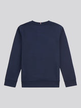 Boys Double Horsemen Crew in Dark Sapphire Navy / Haute Red DHM