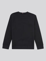 Boys Double Horsemen Crew in Black Bright White DHM