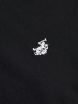 Boys Double Horsemen Crew in Black Bright White DHM