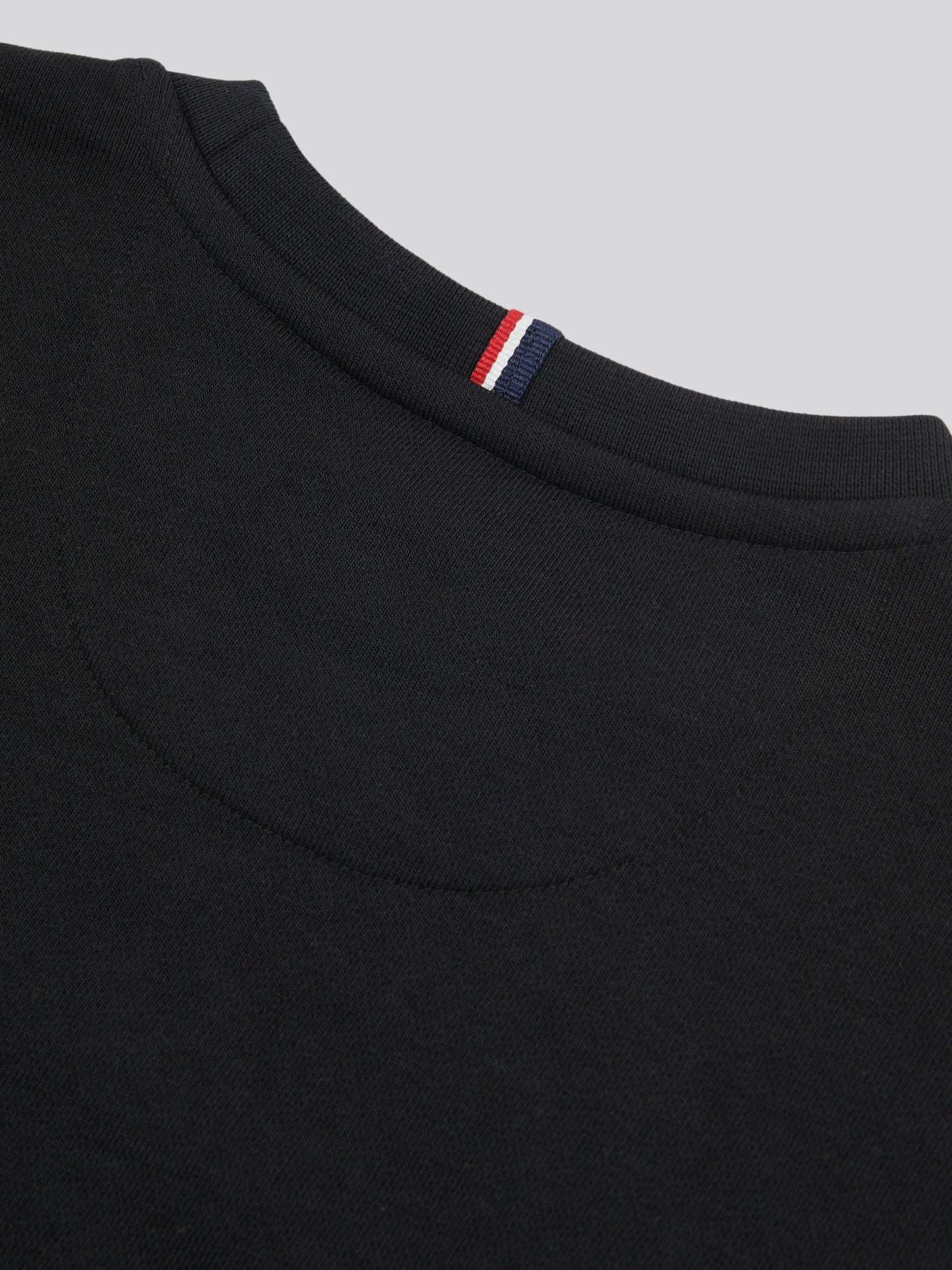 Boys Double Horsemen Crew in Black Bright White DHM