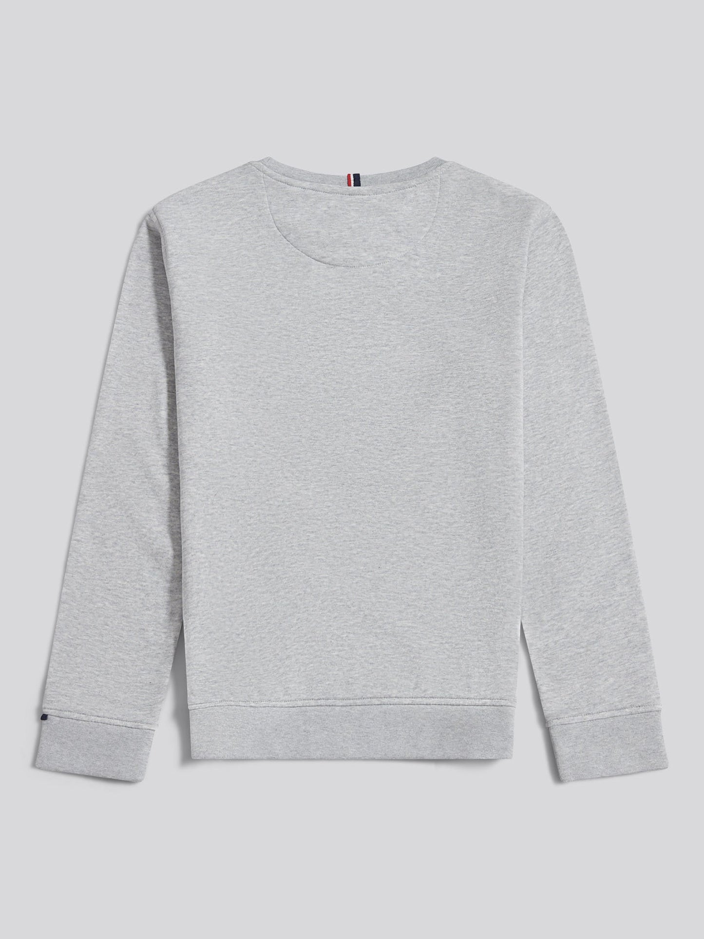 Boys Double Horsemen Crew in Mid Grey Marl