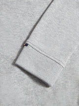 Boys Double Horsemen Crew in Mid Grey Marl