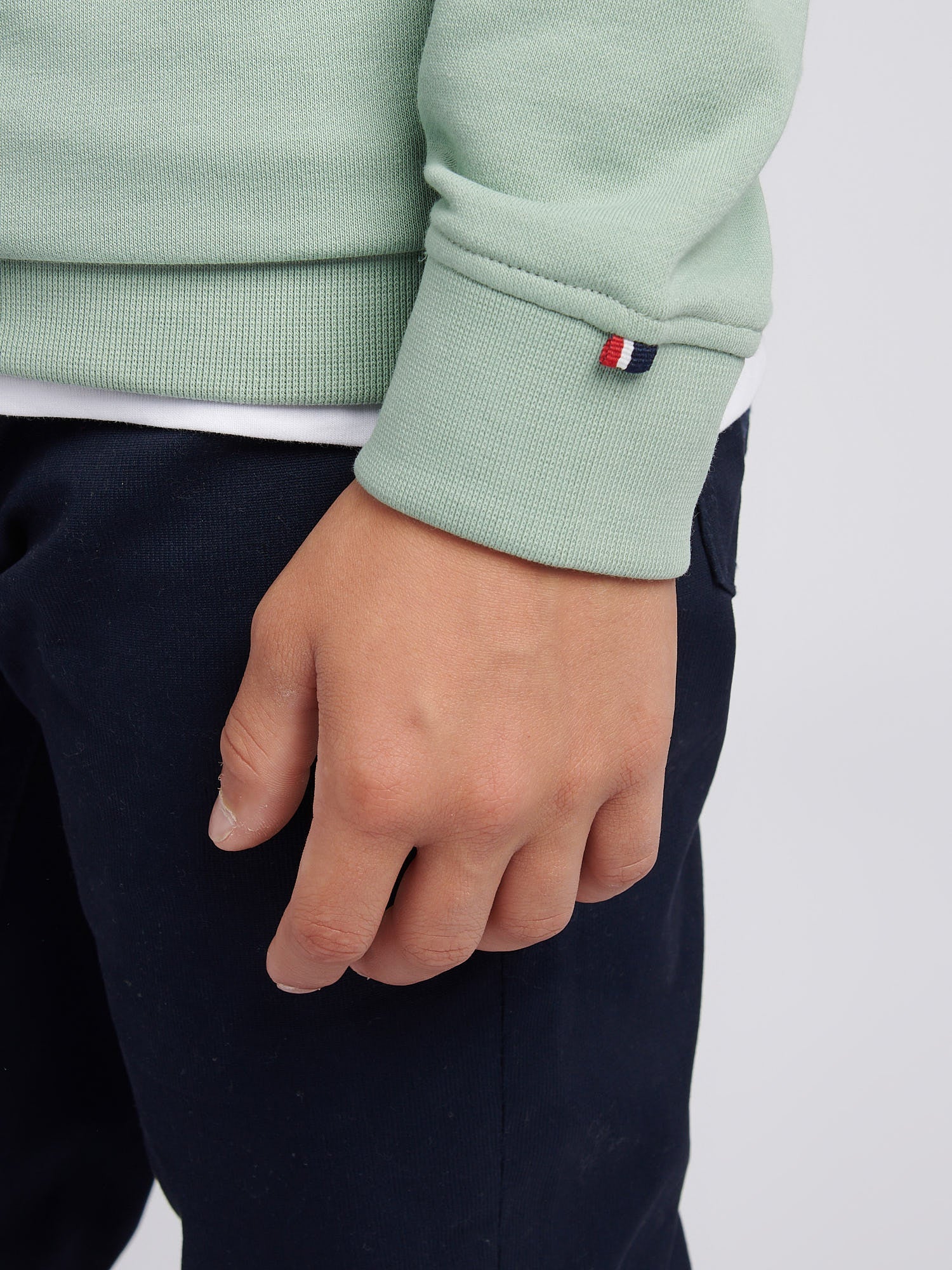 Boys Double Horsemen _ Zip Iceberg Green