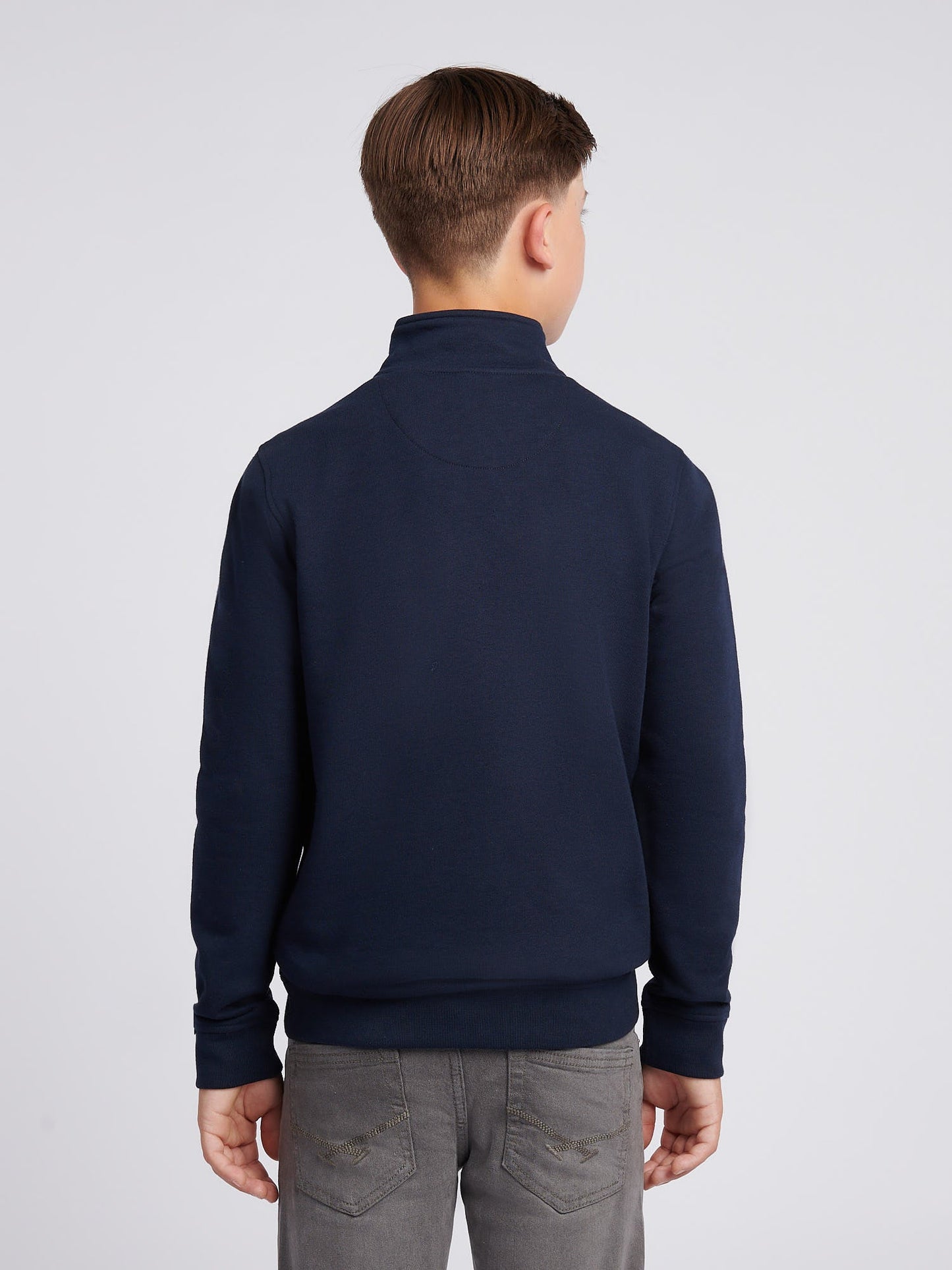 Boys Double Horsemen _ Zip Dark Sapphire Navy / Haute Red DHM