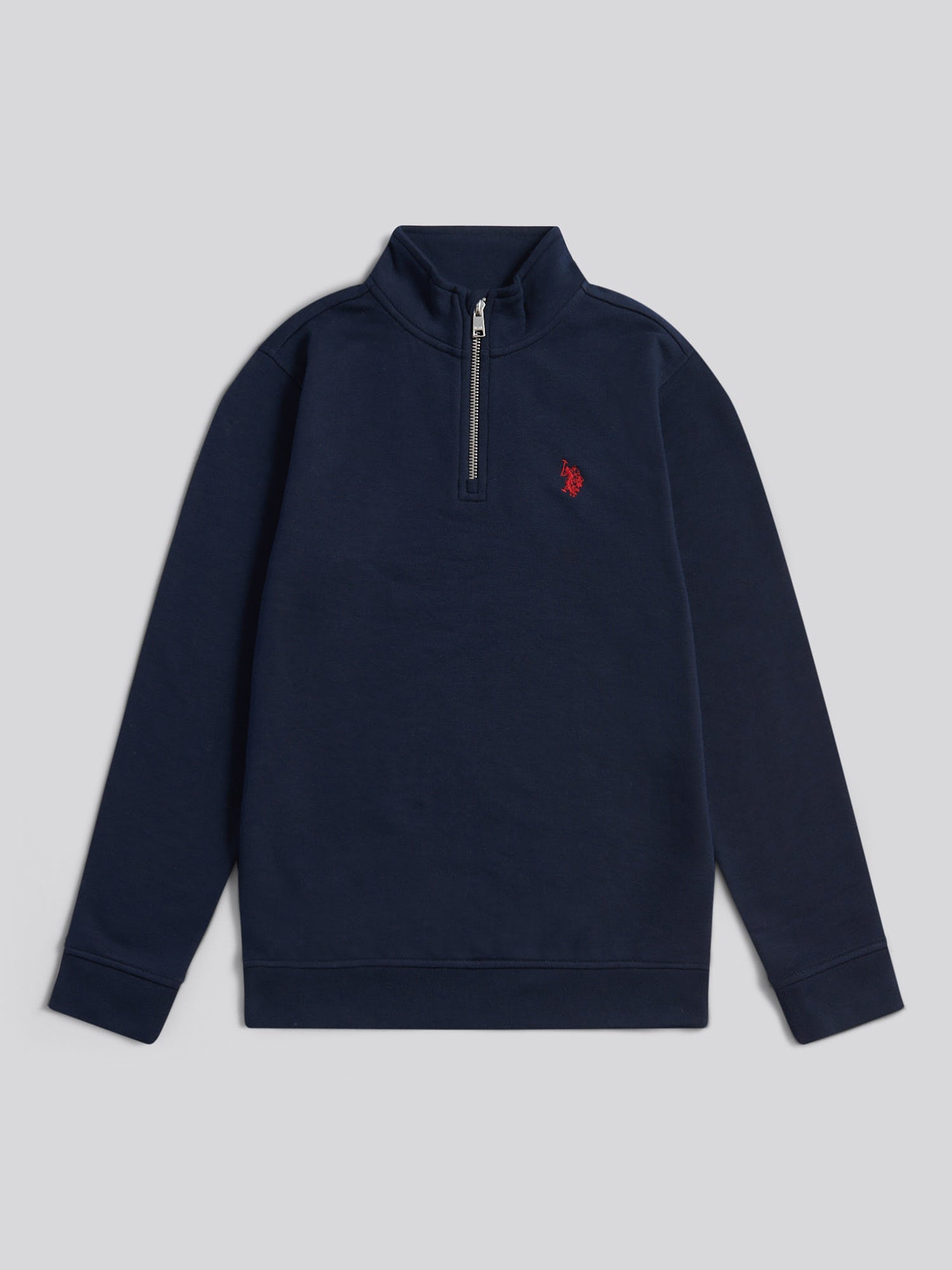 Boys Double Horsemen _ Zip Dark Sapphire Navy / Haute Red DHM