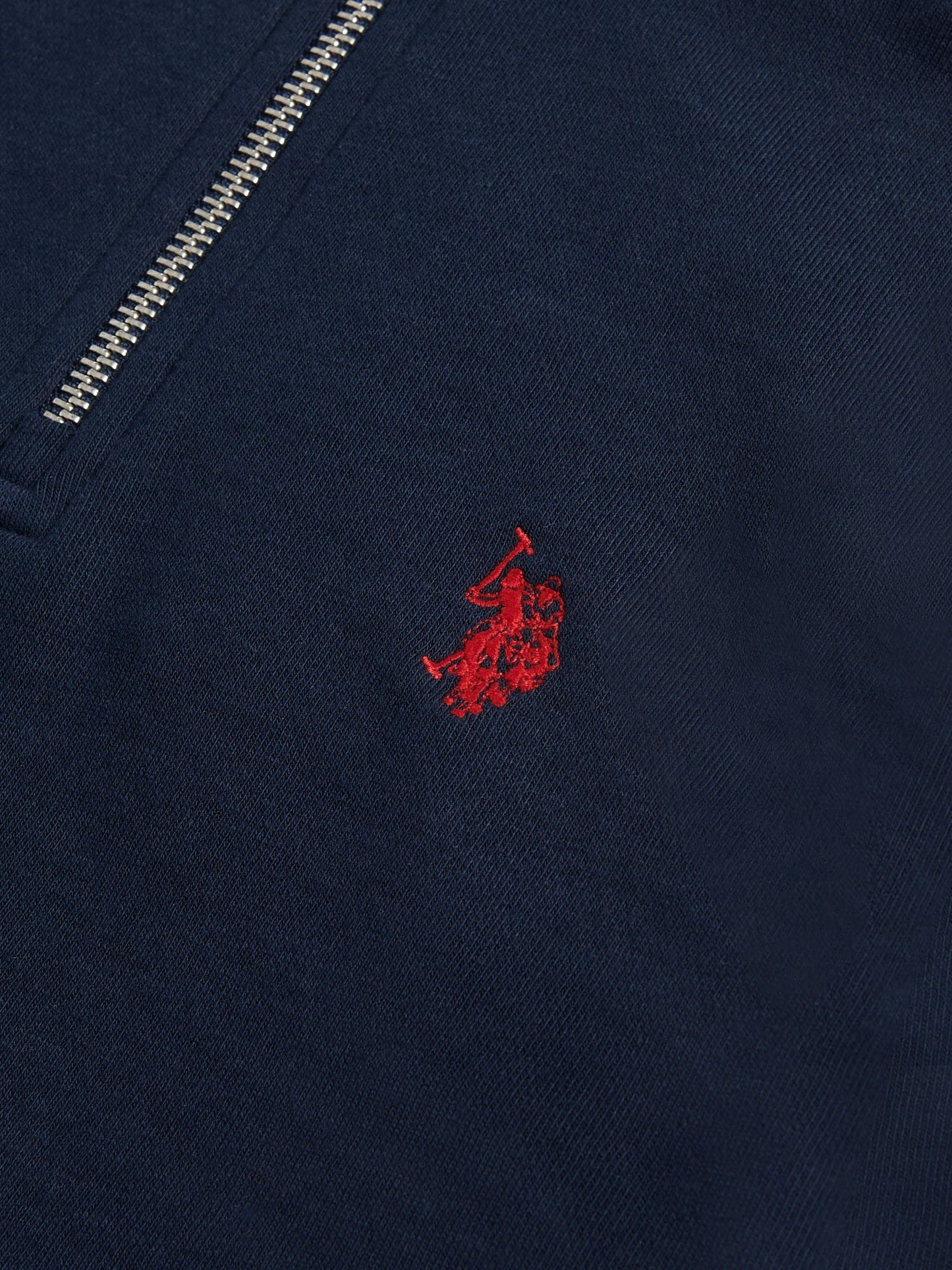 Boys Double Horsemen _ Zip Dark Sapphire Navy / Haute Red DHM