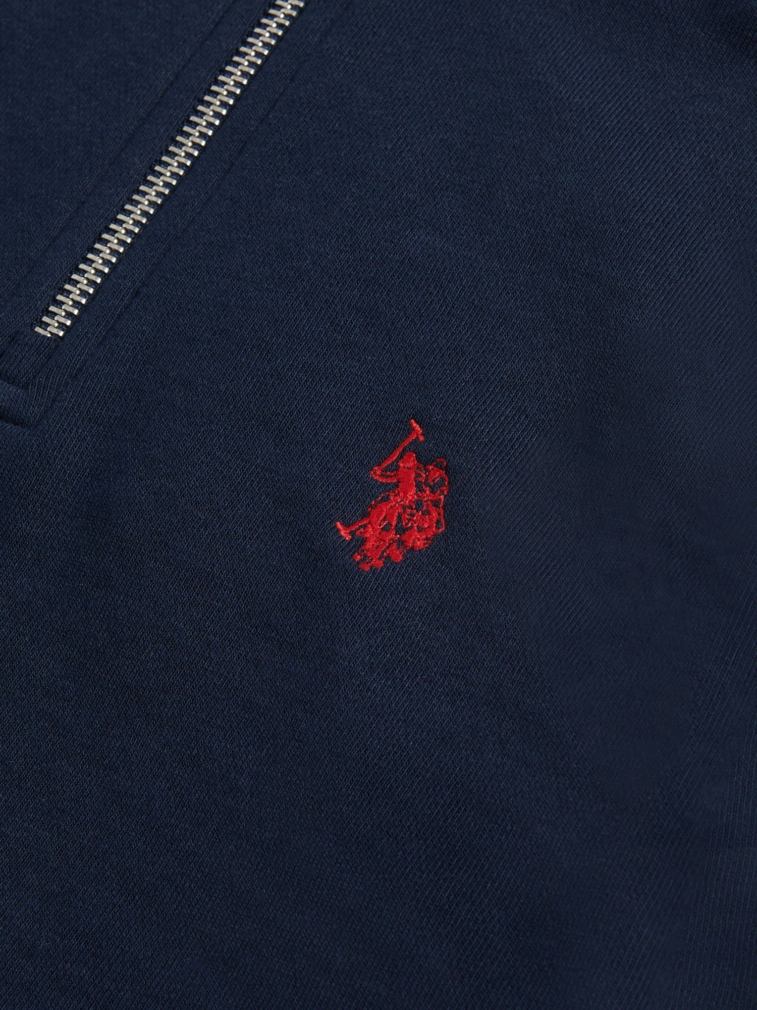 Boys Double Horsemen _ Zip Dark Sapphire Navy / Haute Red DHM