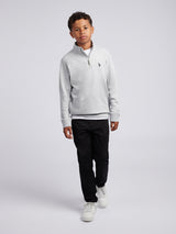 Boys Double Horsemen _ Zip Mid Grey Marl