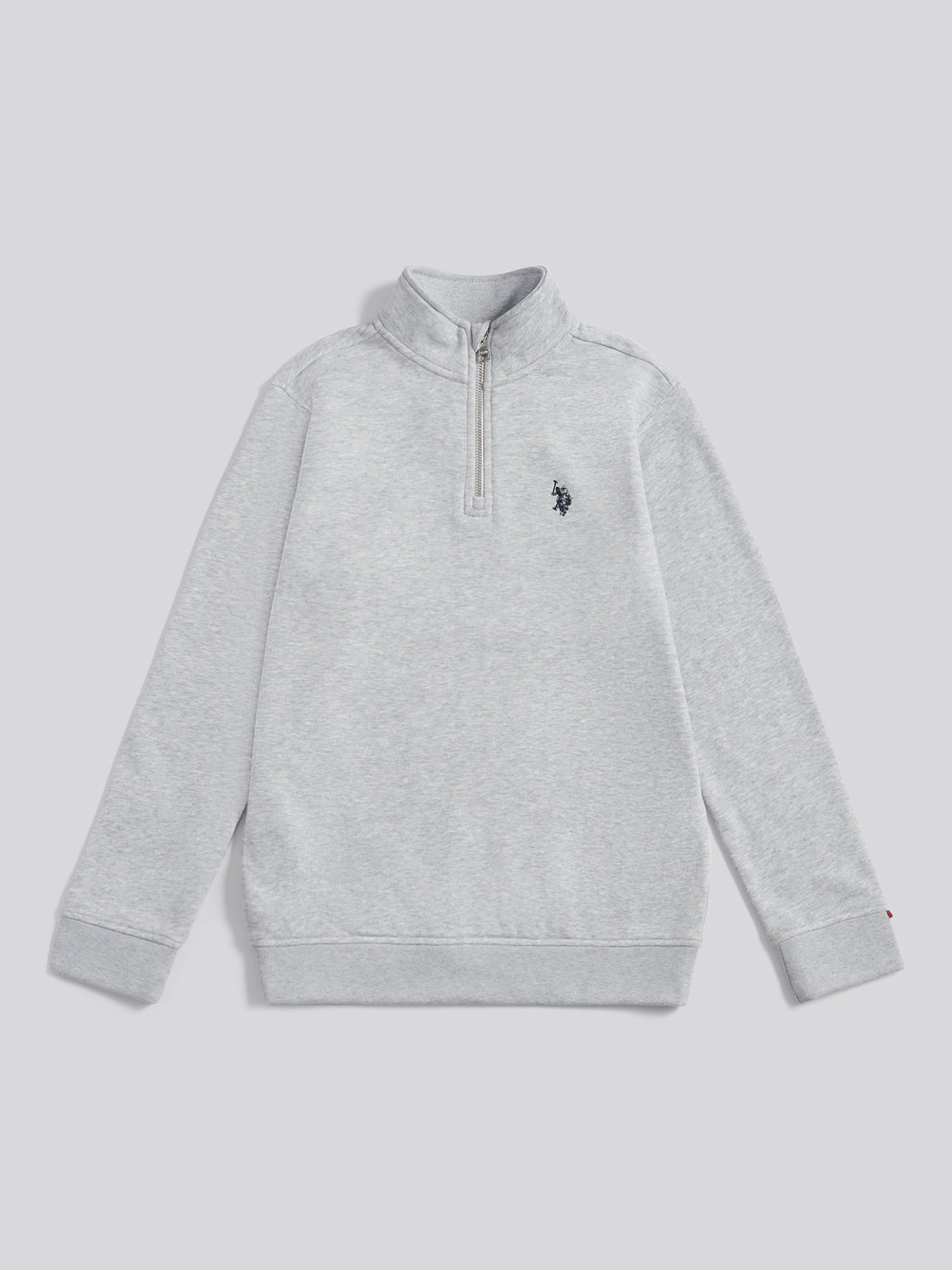 Boys Double Horsemen _ Zip Mid Grey Marl
