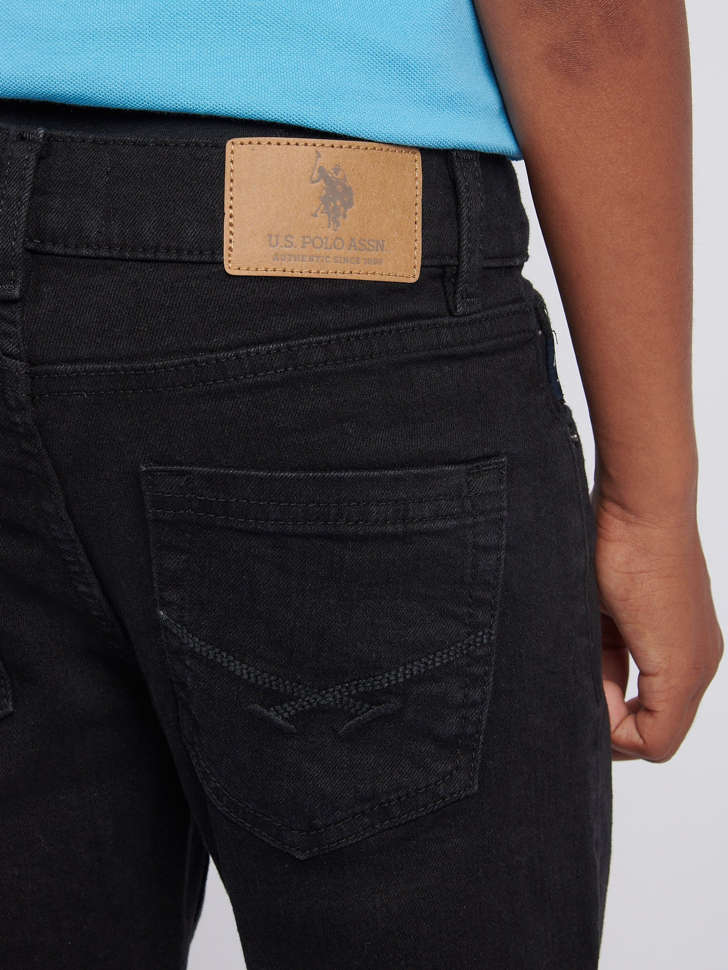 Boys Classic Fit Jean in Black Wash