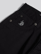 Boys Bedford Cord 5 Pocket Trouser in Black