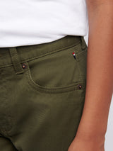 Boys Bedford Cord 5 Pocket Trouser in Forest Night
