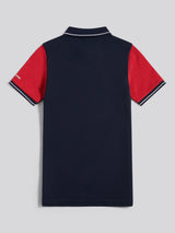 Boys Sash Polo Shirt Dark Sapphire Navy