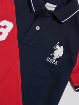Boys Sash Polo Shirt Dark Sapphire Navy
