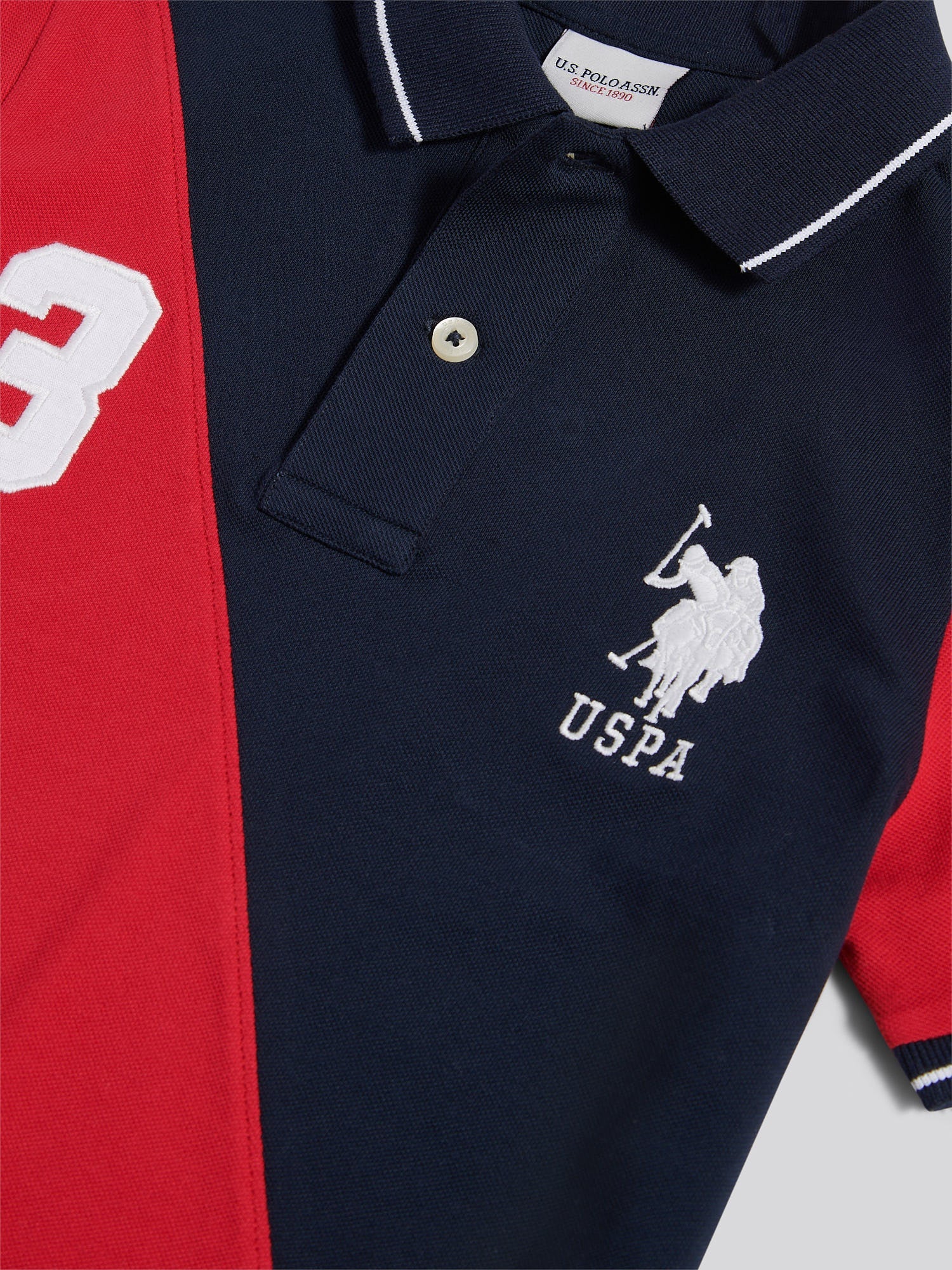 Boys Sash Polo Shirt Dark Sapphire Navy