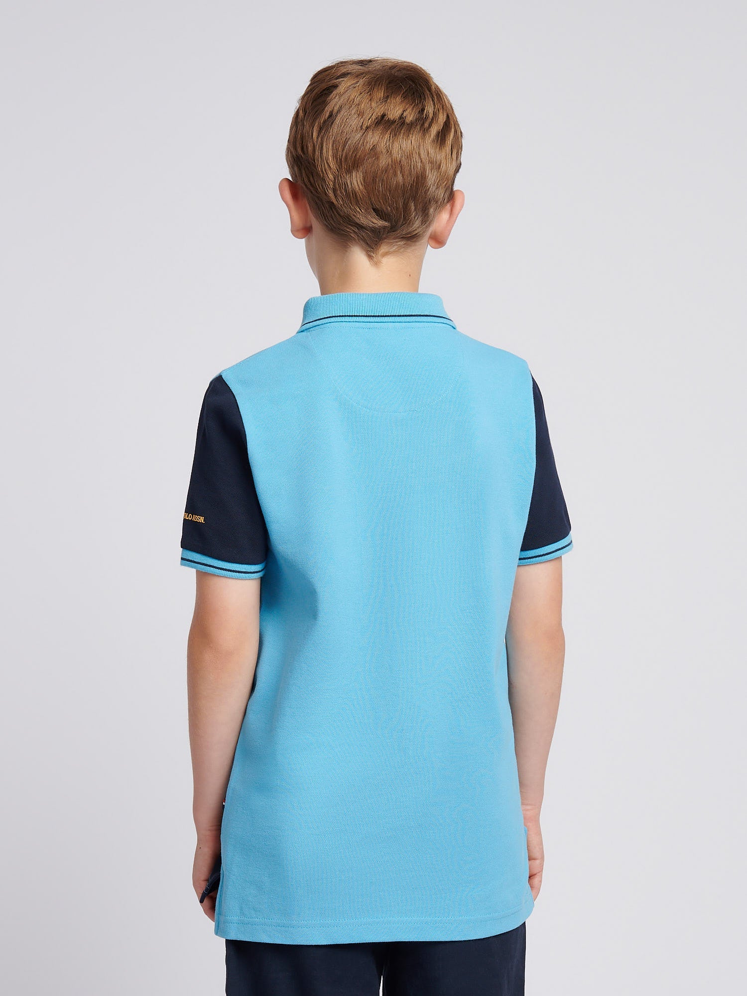 Boys Sash Polo Shirt Heritage Blue