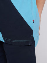 Boys Sash Polo Shirt Heritage Blue