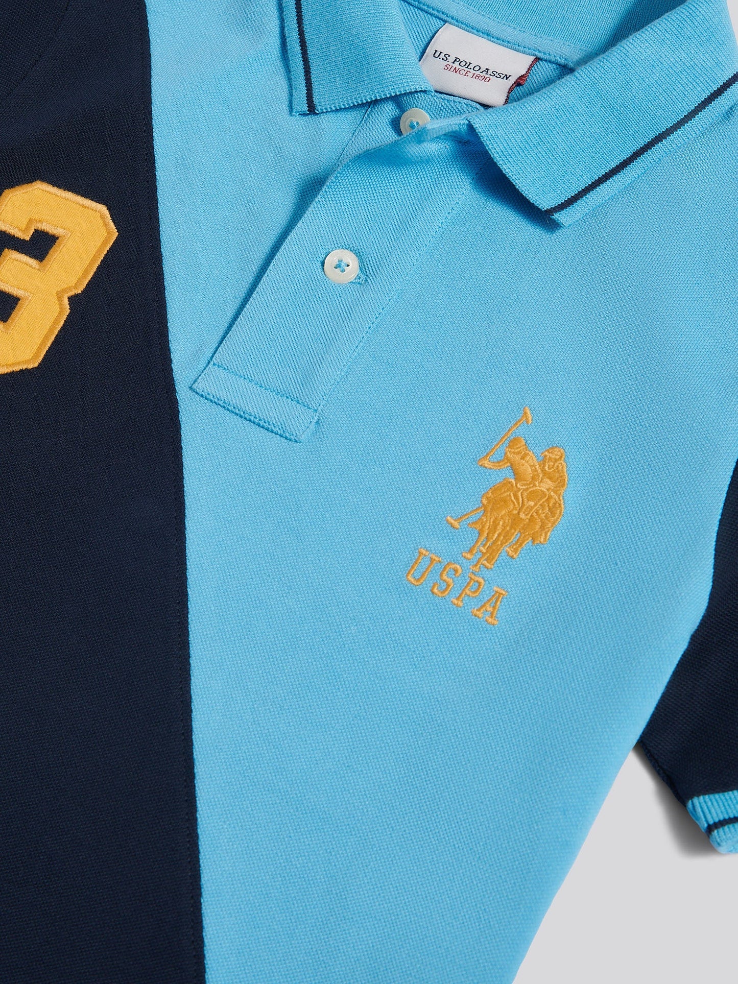 Boys Sash Polo Shirt Heritage Blue