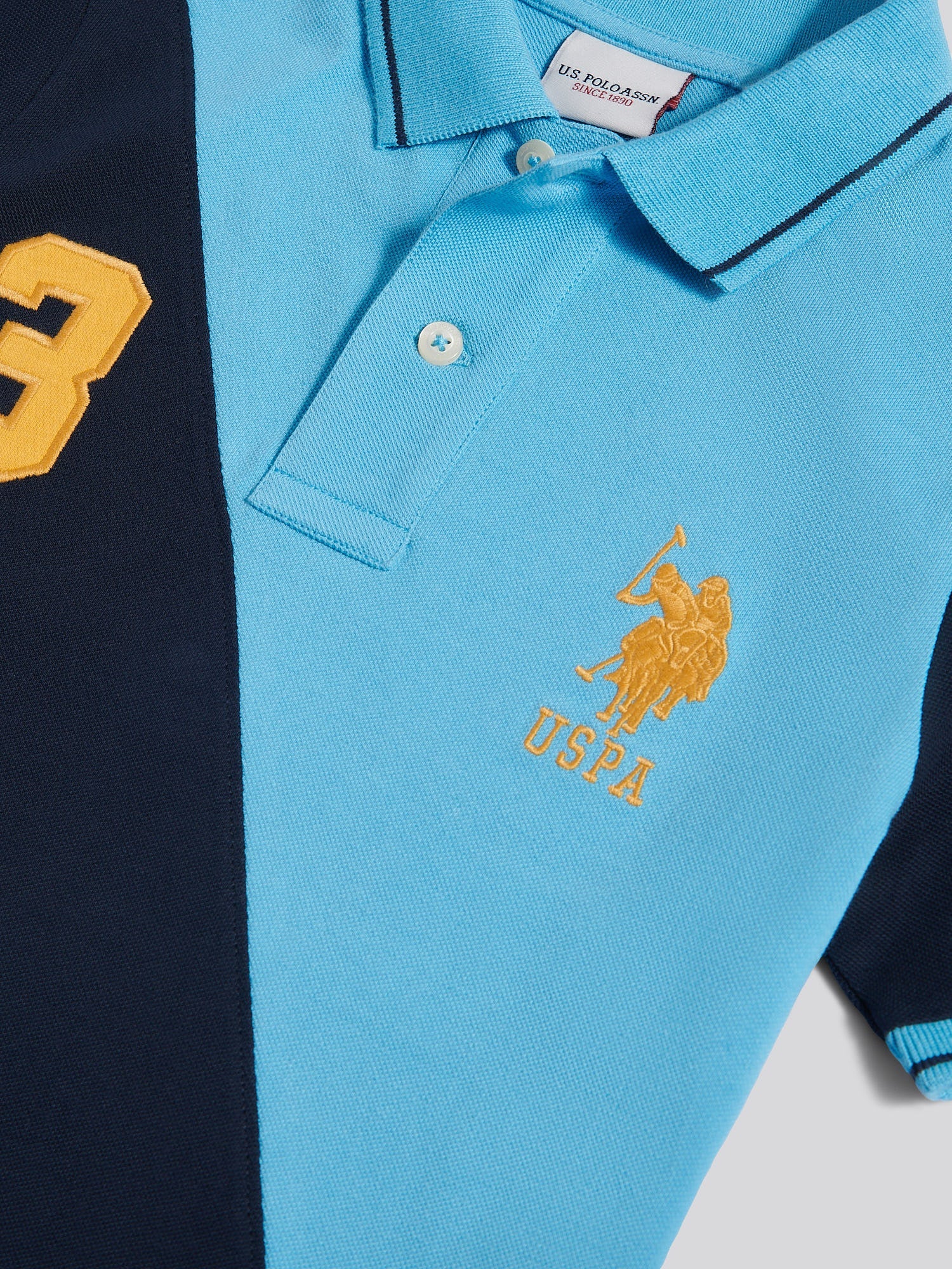 Boys Sash Polo Shirt Heritage Blue