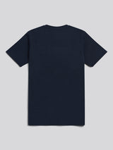 Boys Vertical Texture T-Shirt Dark Sapphire Navy / Moonlight Blue DHM