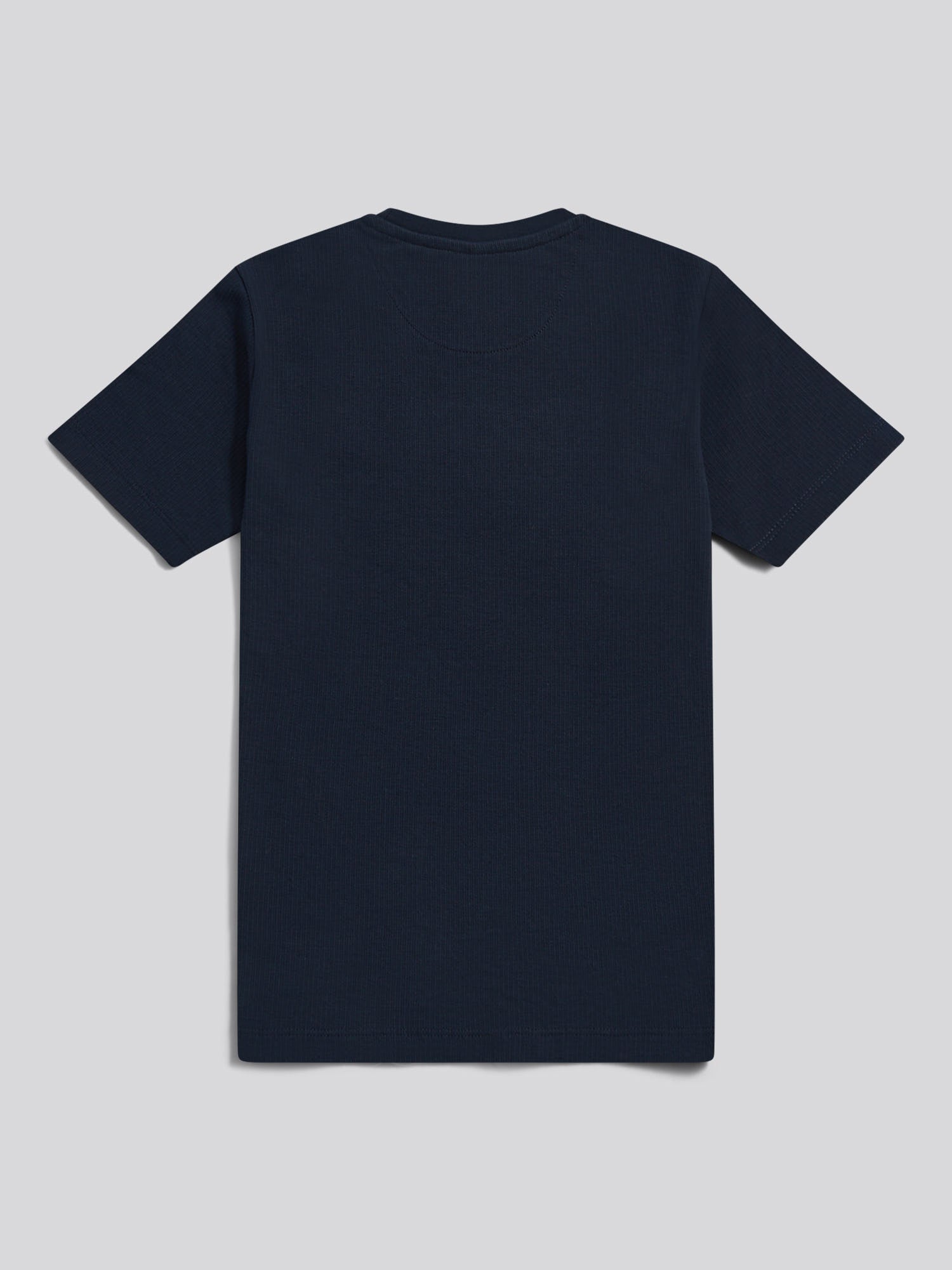 Boys Vertical Texture T-Shirt Dark Sapphire Navy / Moonlight Blue DHM