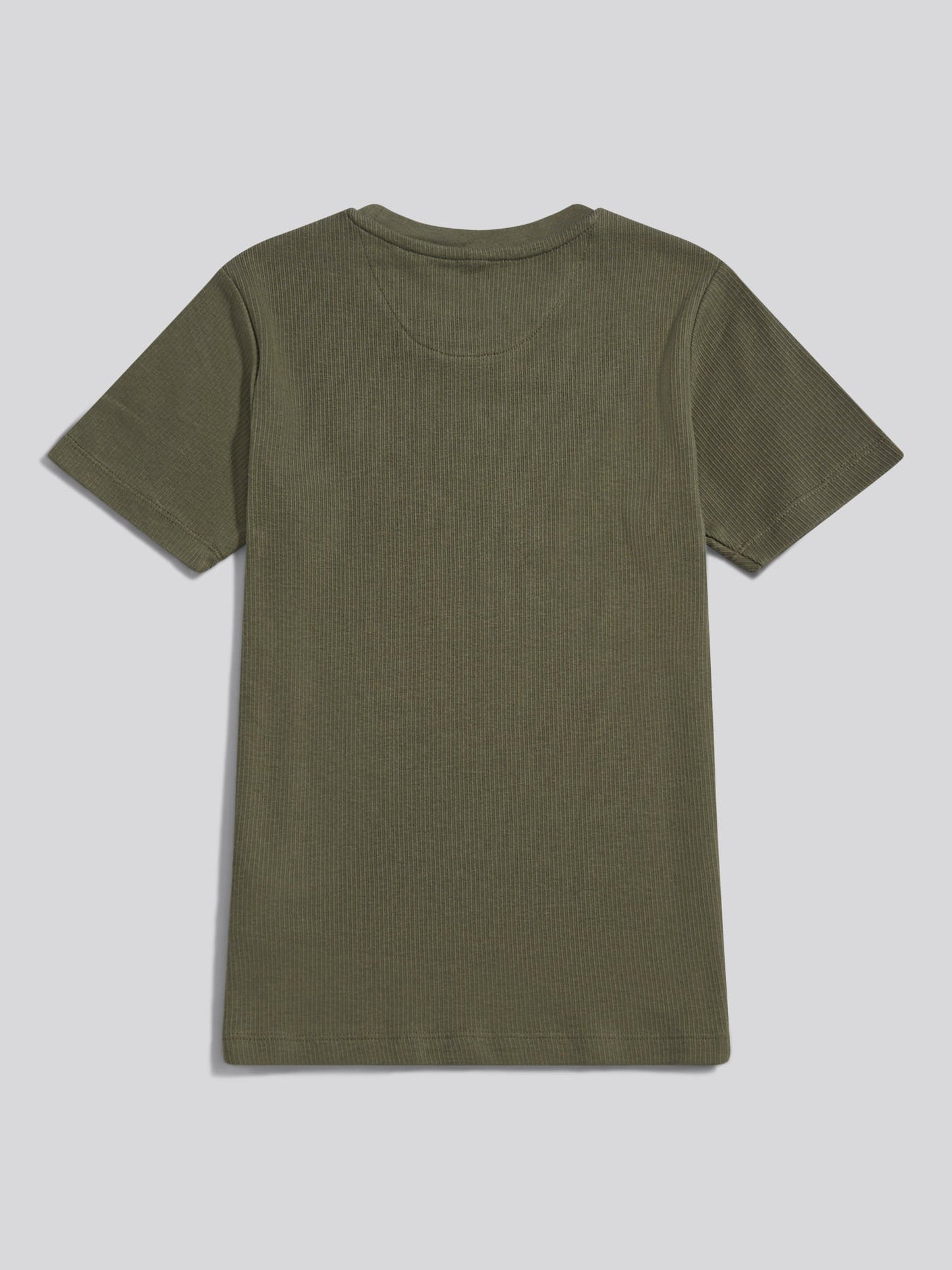 Boys Vertical Texture T-Shirt Mulled Basil