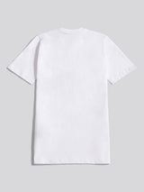 Boys Double Horsemen Graphic T-Shirt in Bright White