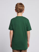 Boys Double Horsemen Graphic T-Shirt in Pineneedle
