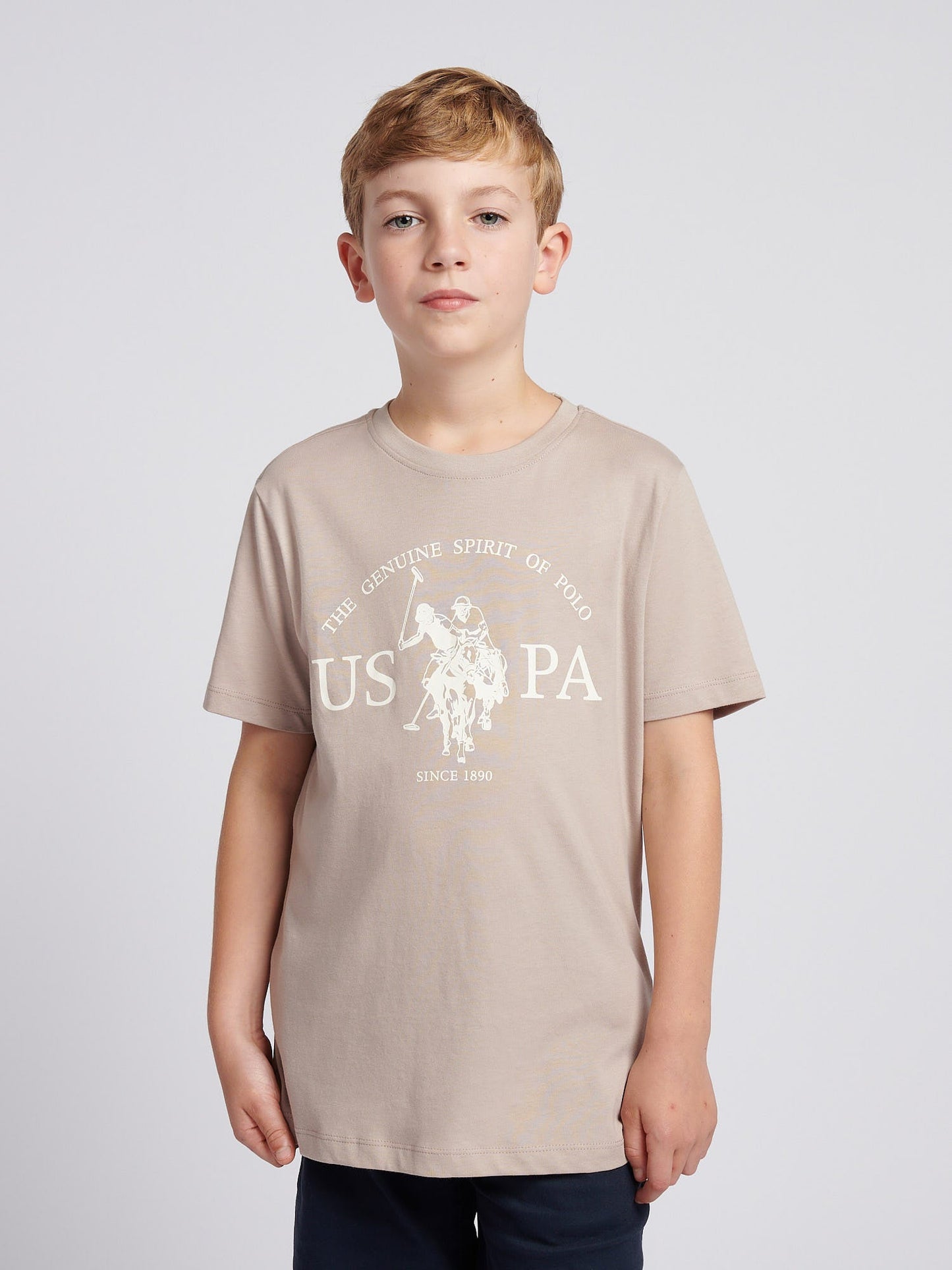 Boys USPA Print Graphic T-Shirt Atmosphere