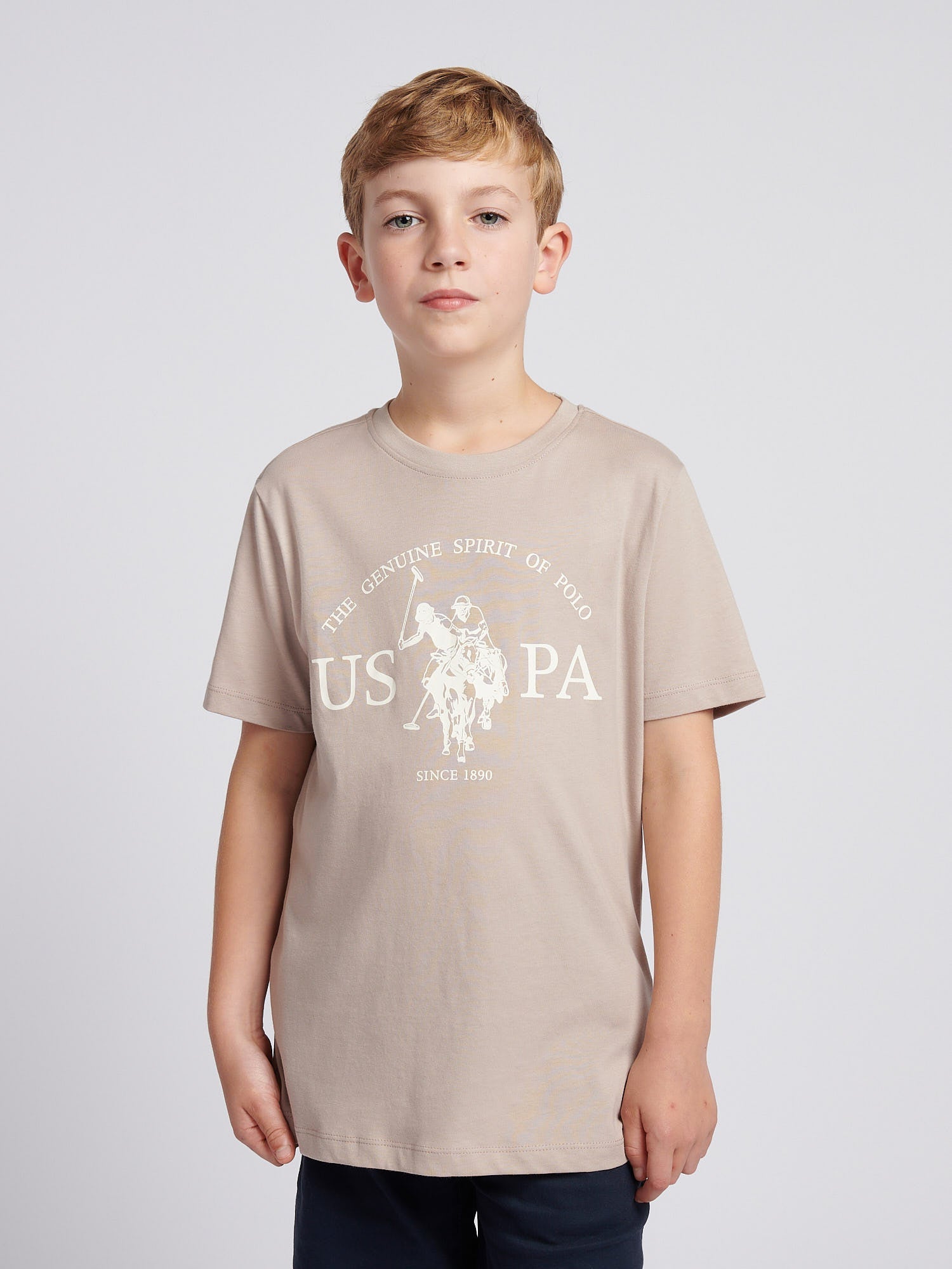 Boys USPA Print Graphic T-Shirt Atmosphere