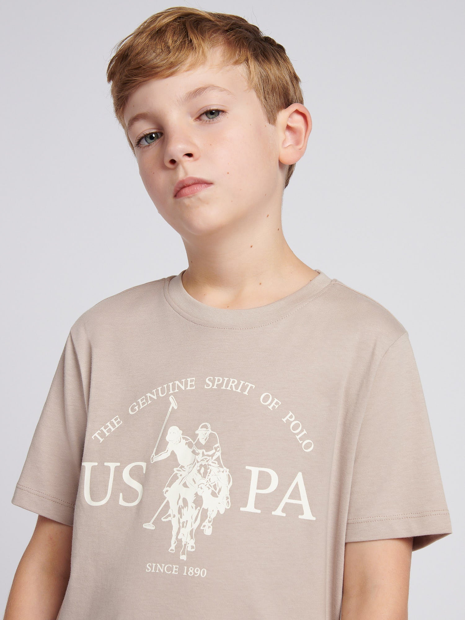 Boys USPA Print Graphic T-Shirt Atmosphere