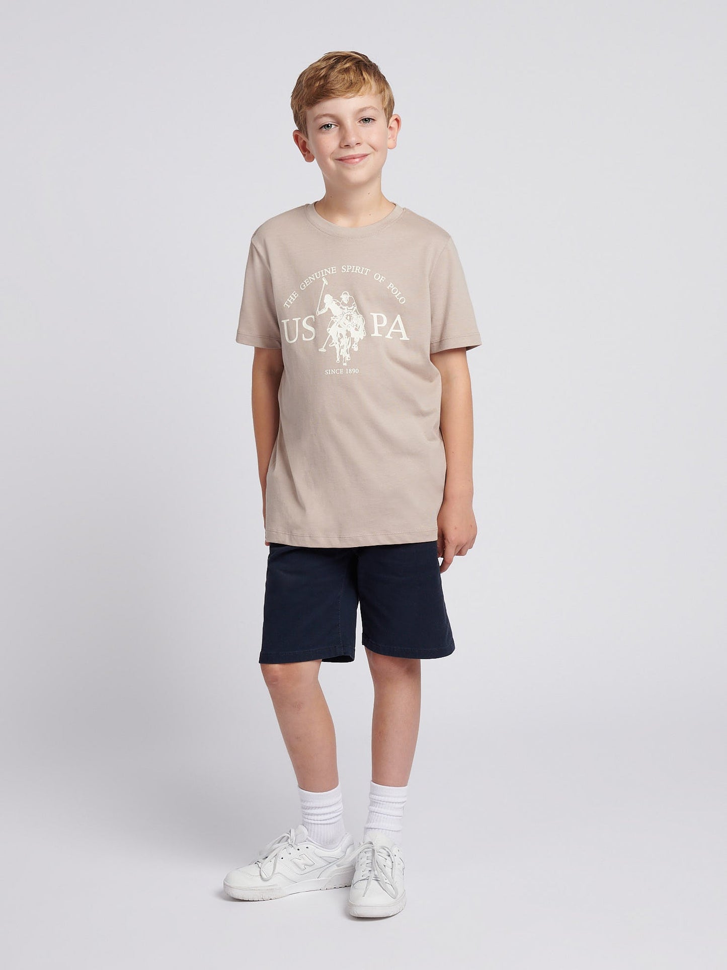 Boys USPA Print Graphic T-Shirt Atmosphere