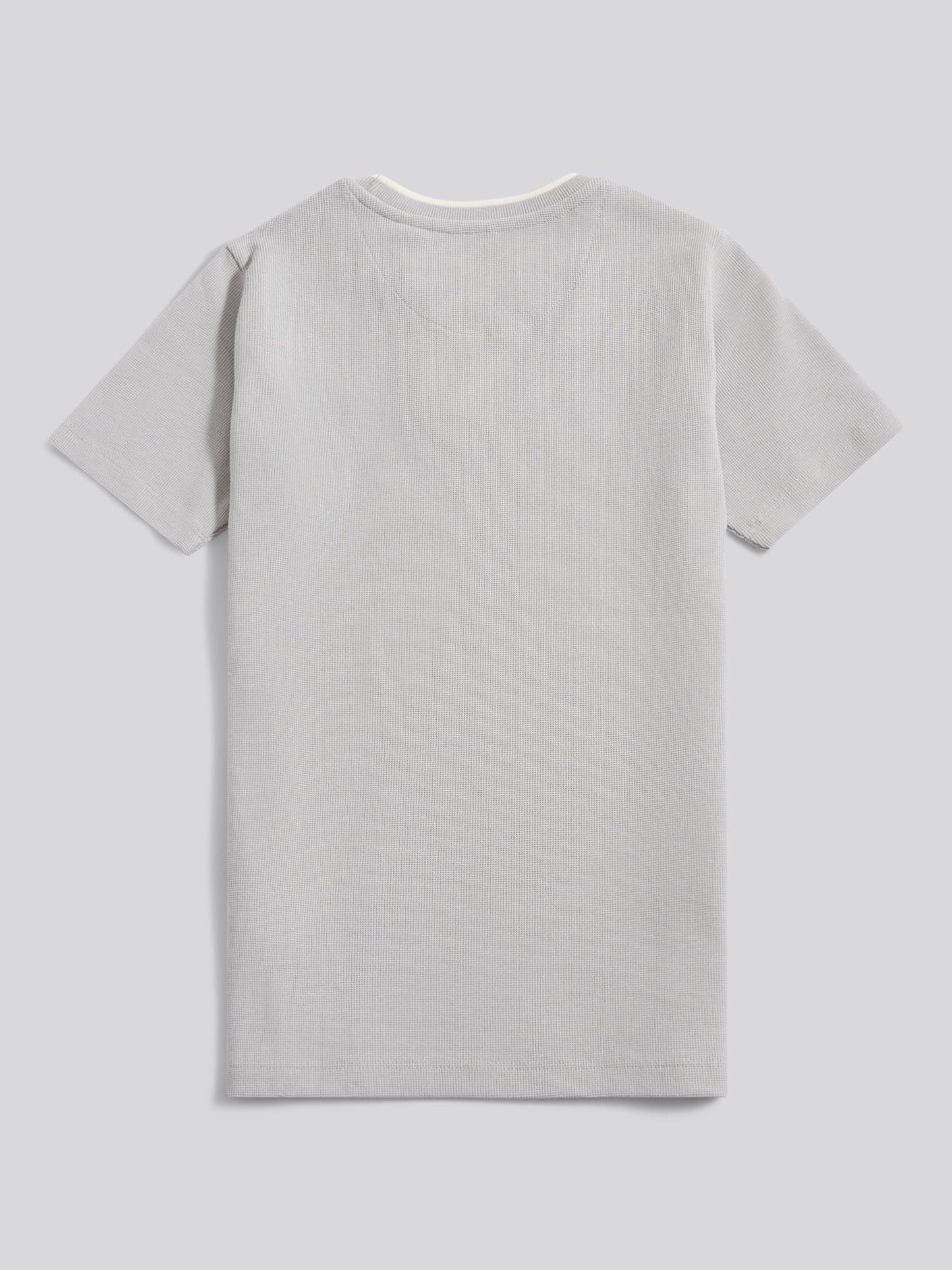 Boys Knit Texture T-Shirt in High Rise