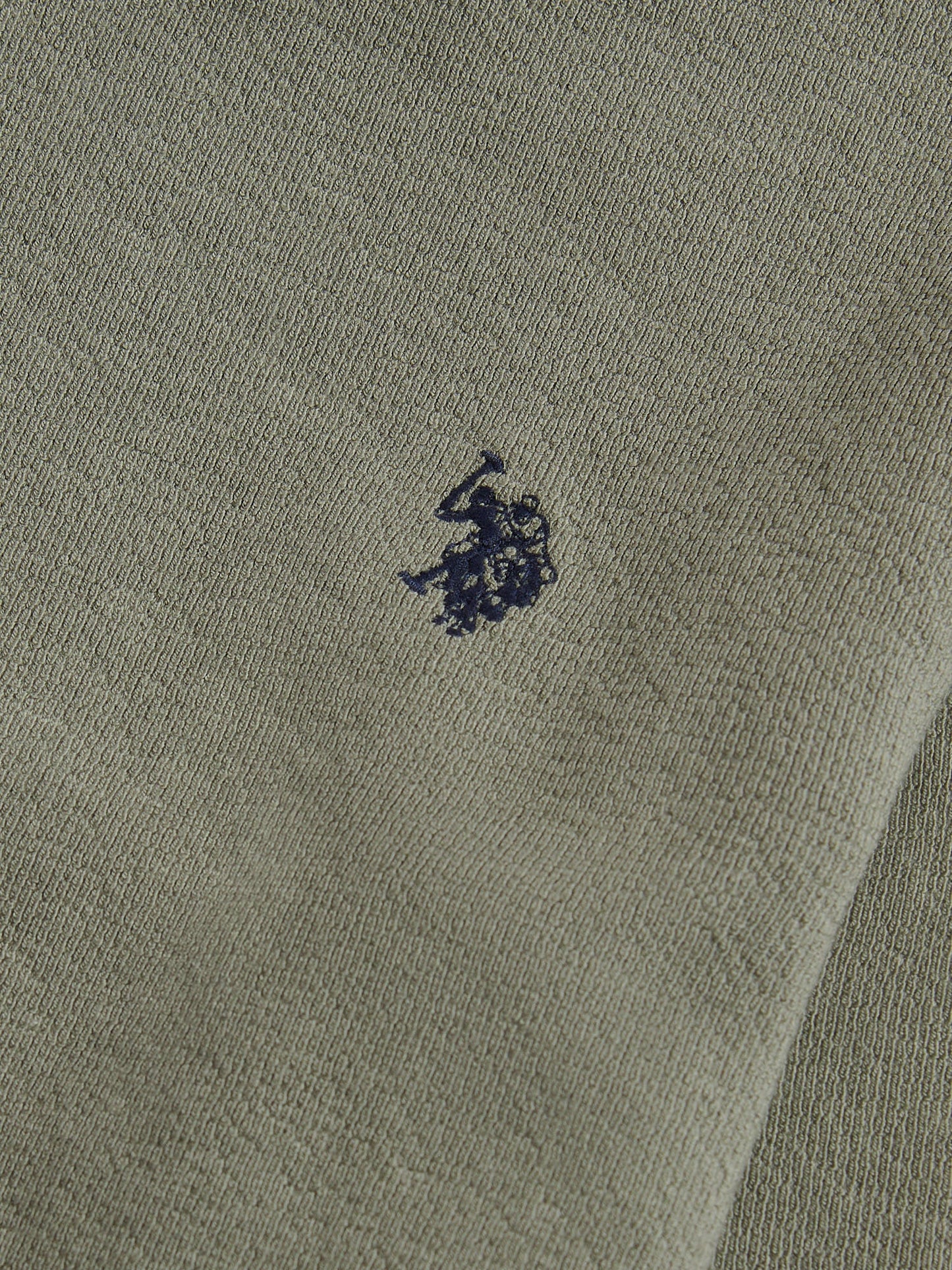 Boys Flat Pile Long Sleeve T-Shirt in Mulled Basil