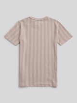 Boys Smart Vertical Texture T-Shirt in Atmosphere