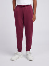Boys Double Horsemen Loopback Jogger Grape Wine