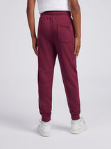 Boys Double Horsemen Loopback Jogger Grape Wine