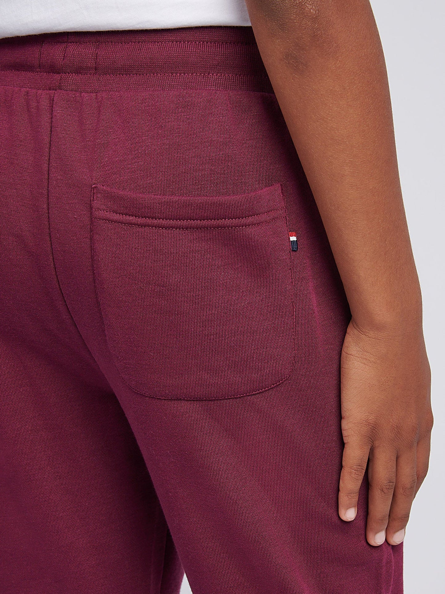 Boys Double Horsemen Loopback Jogger Grape Wine