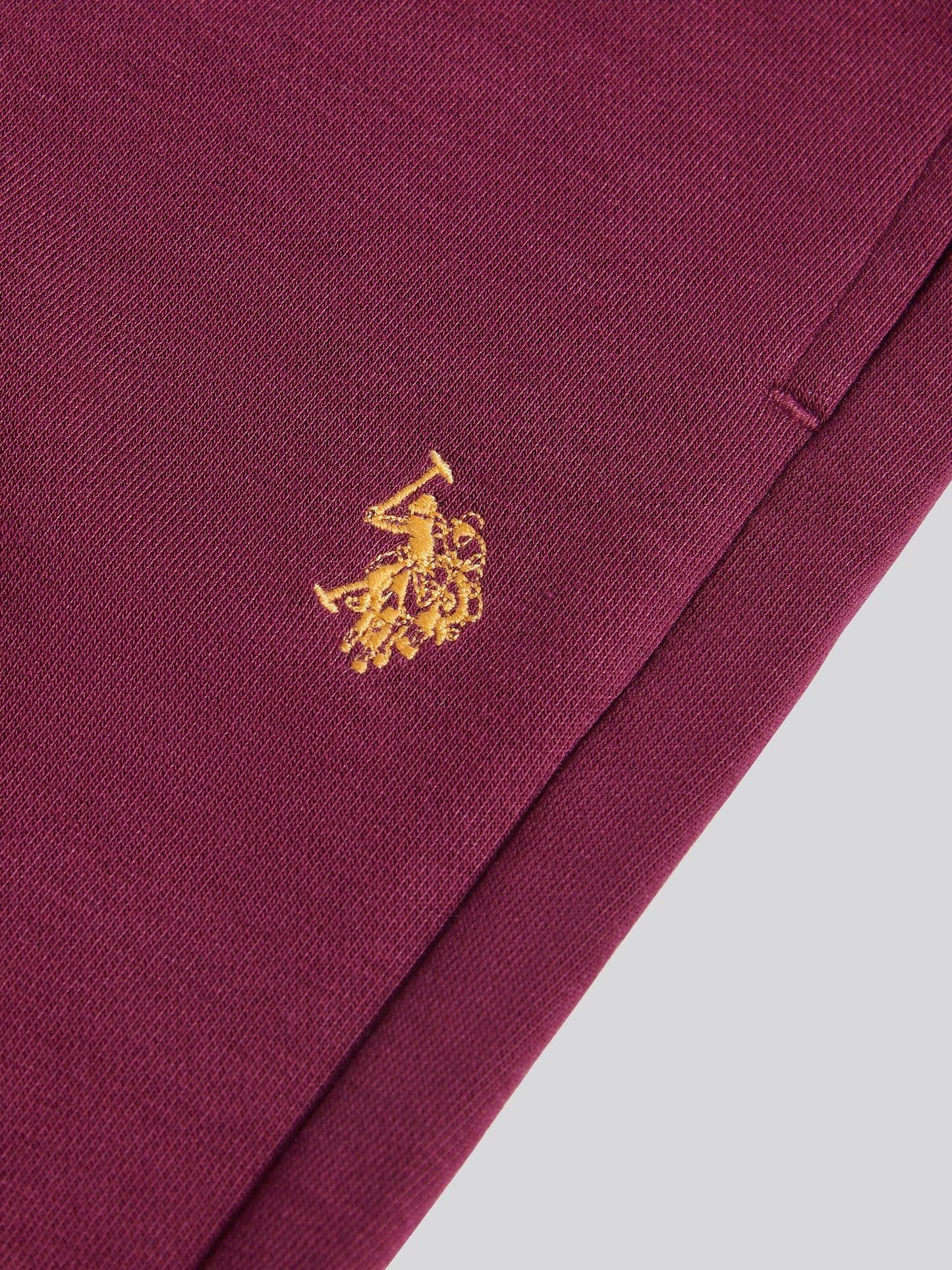 Boys Double Horsemen Loopback Jogger Grape Wine