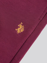Boys Double Horsemen Loopback Jogger Grape Wine