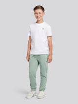 Boys Double Horsemen Loopback Jogger Iceberg Green