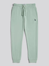 Boys Double Horsemen Loopback Jogger Iceberg Green