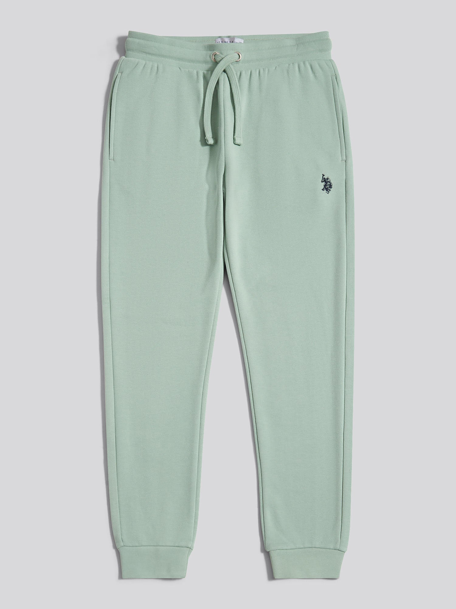 Boys Double Horsemen Loopback Jogger Iceberg Green