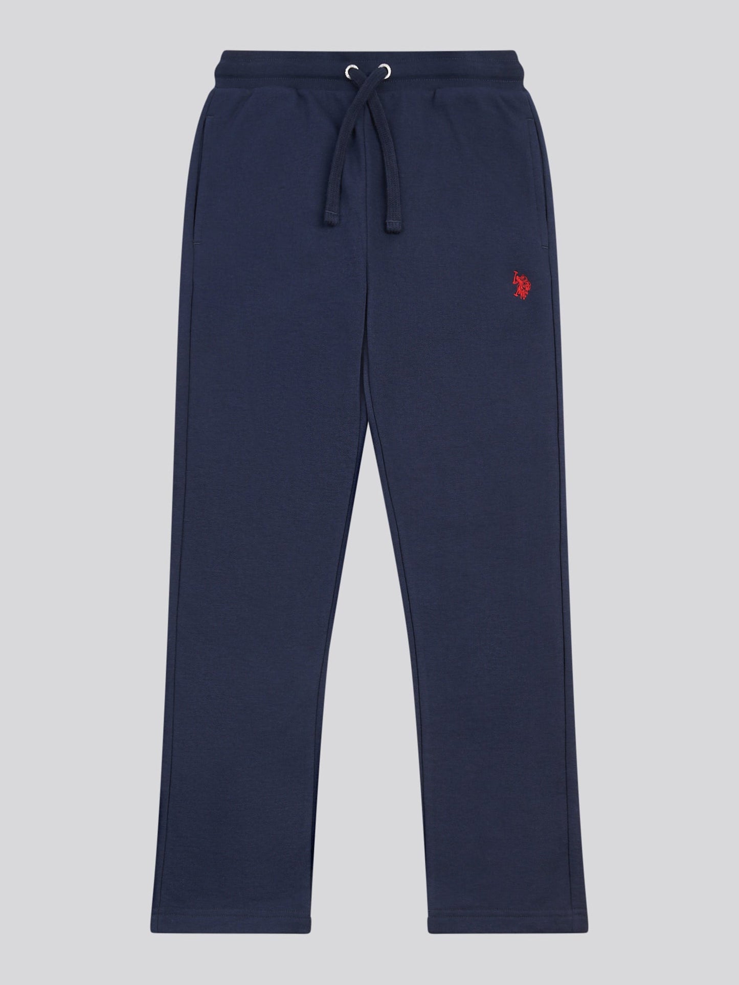 Boys Double Horsemen Straight Leg Jogger in Dark Sapphire Navy / Haute Red DHM