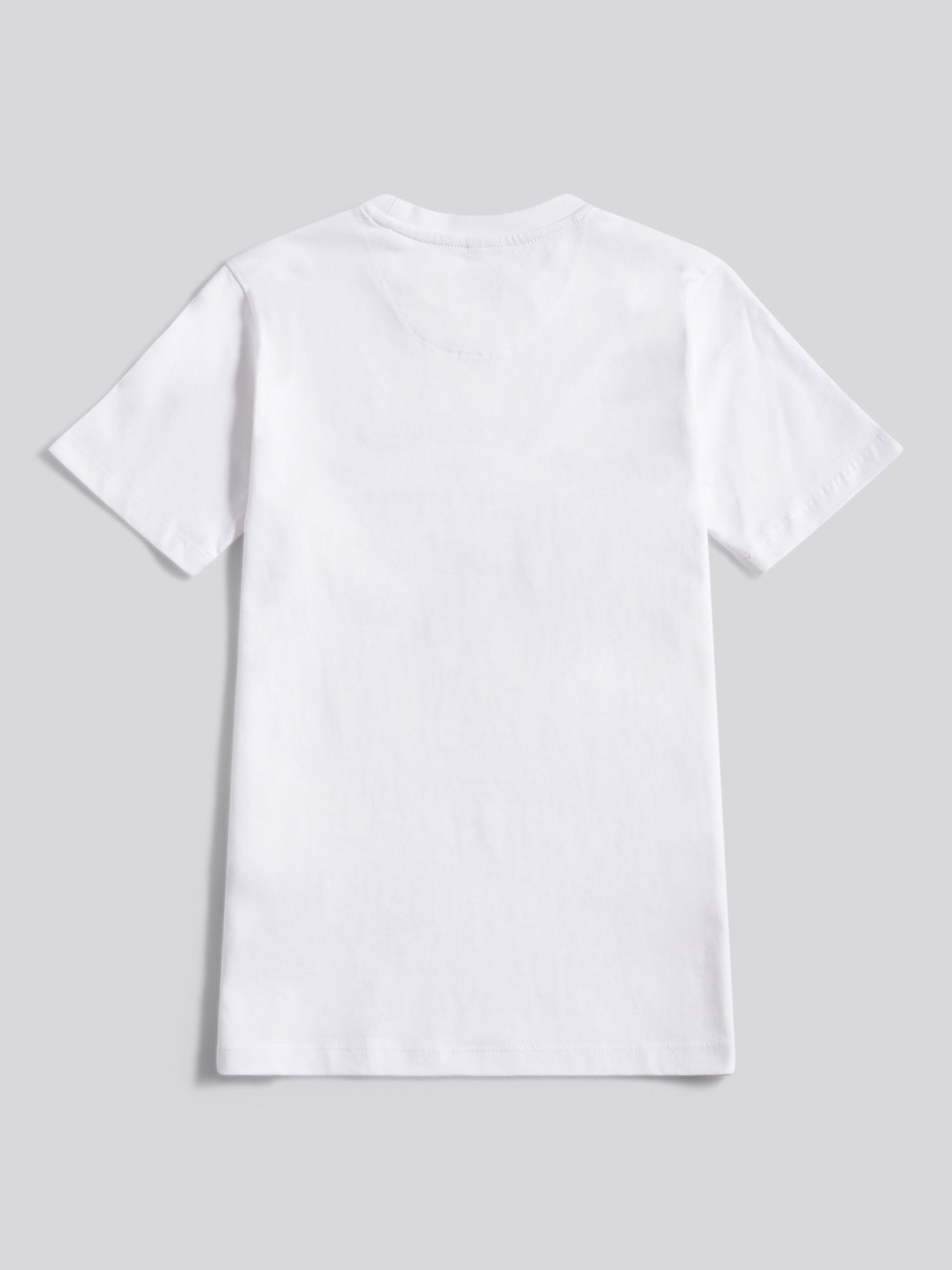 Boys Heritage Graphic Print T-Shirt in Bright White