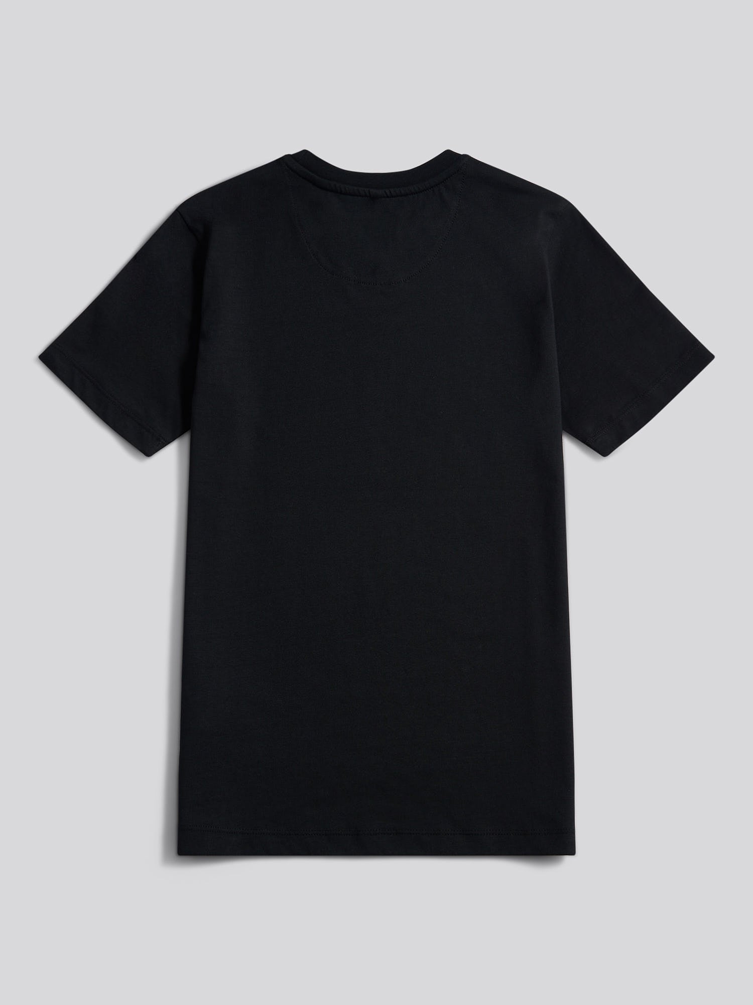 Boys Heritage Graphic Print T-Shirt in Black